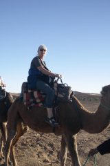 11-Marjolijn on the camel